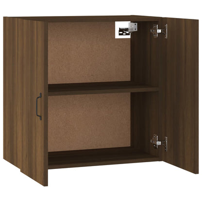 Wall Cabinet Brown Oak 60x31x60 cm Engineered Wood