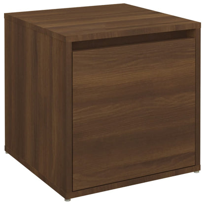 Box Drawer Brown Oak 40.5x40x40 cm Engineered Wood