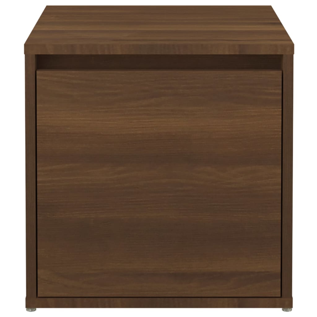 Box Drawer Brown Oak 40.5x40x40 cm Engineered Wood