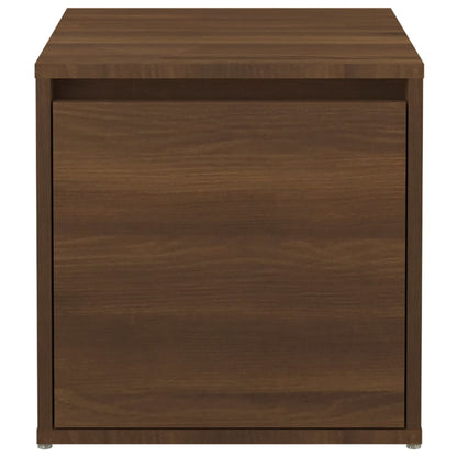 Box Drawer Brown Oak 40.5x40x40 cm Engineered Wood