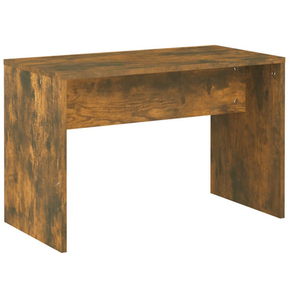 Dressing Table Set with LED Smoked Oak Engineered Wood