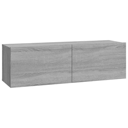 6 Piece TV Cabinet Set Grey Sonoma Engineered Wood