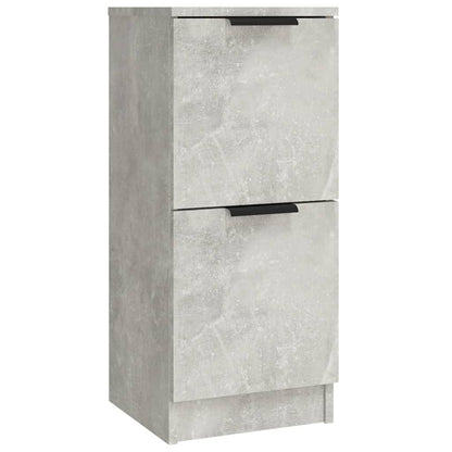 Sideboards 3 pcs Concrete Grey Engineered Wood