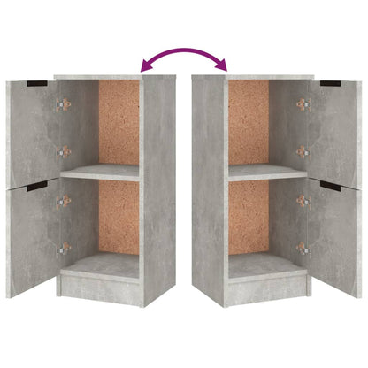 Sideboards 3 pcs Concrete Grey Engineered Wood