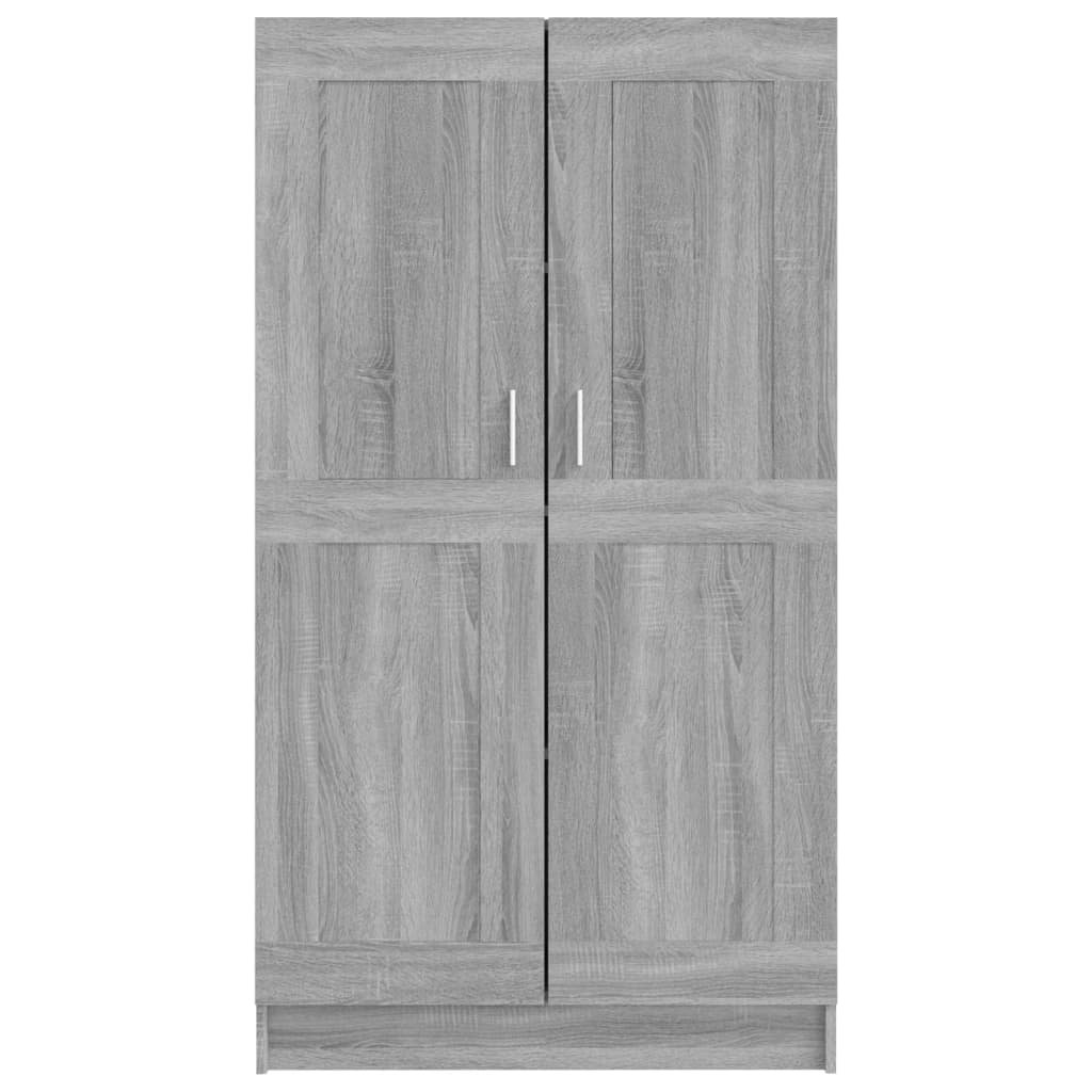 Book Cabinet Grey Sonoma 82.5x30.5x150 cm Engineered Wood