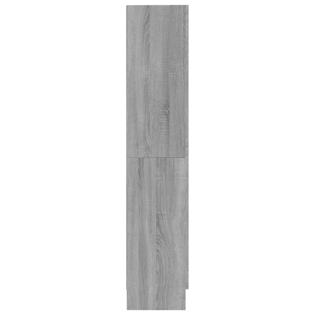 Book Cabinet Grey Sonoma 82.5x30.5x150 cm Engineered Wood