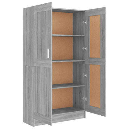 Book Cabinet Grey Sonoma 82.5x30.5x150 cm Engineered Wood