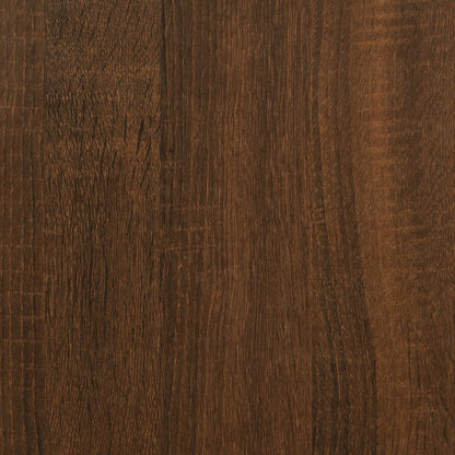 Book Cabinet Brown Oak 82.5x30.5x150 cm Engineered Wood