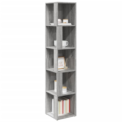 Corner Cabinet Grey Sonoma 33x33x164.5 cm Engineered Wood