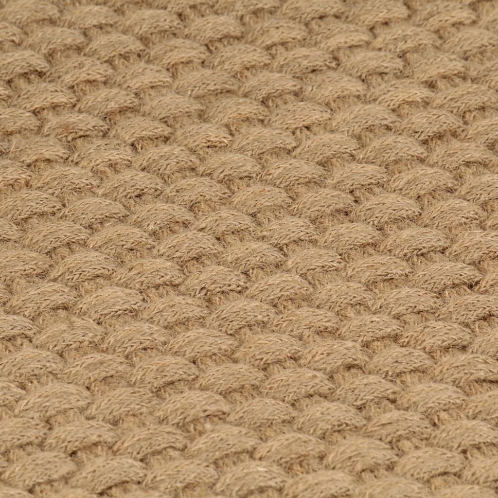 Rug Rectangular Natural 120x180 cm Jute