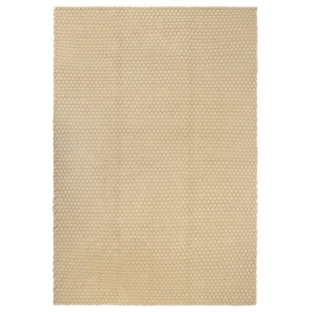 Rug Rectangular Natural 80x160 cm Cotton