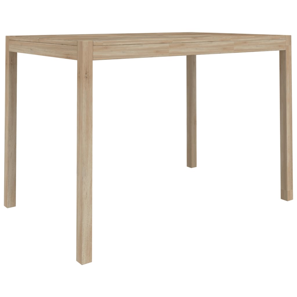 Dining Table 110x70x75 cm Solid Wood Acacia