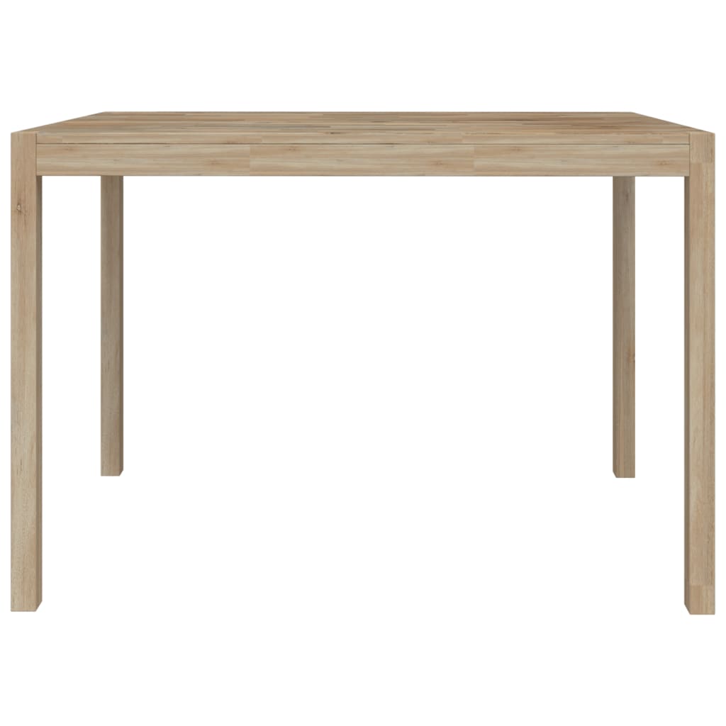 Dining Table 110x70x75 cm Solid Wood Acacia