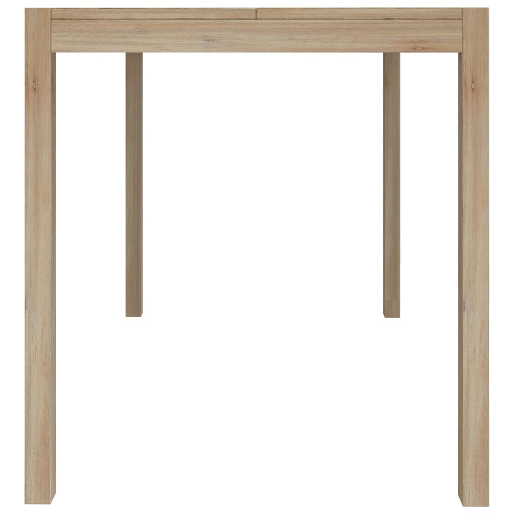 Dining Table 110x70x75 cm Solid Wood Acacia