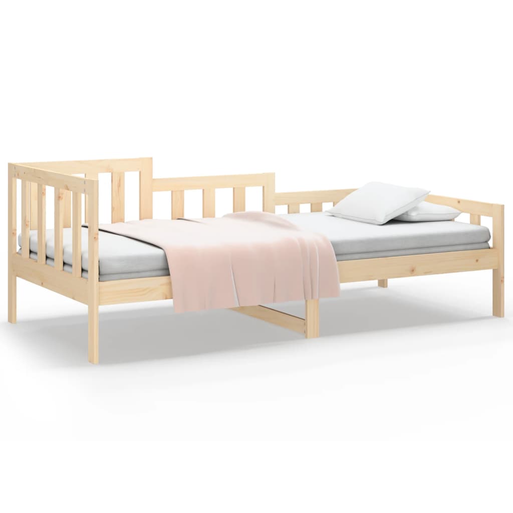 Day Bed without Mattress 90x200 cm Solid Wood Pine