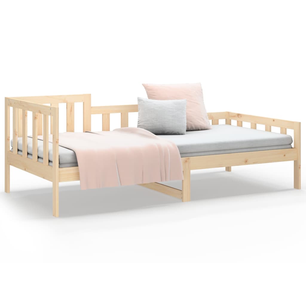 Day Bed without Mattress 90x200 cm Solid Wood Pine