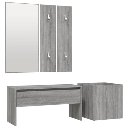 Hallway Furniture Set Grey Sonoma Engineered Wood