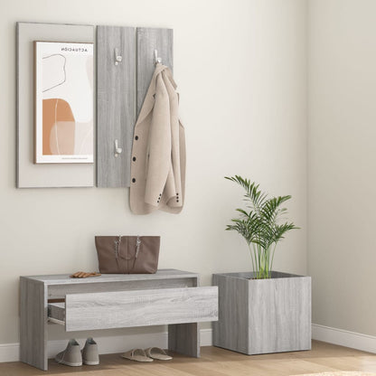 Hallway Furniture Set Grey Sonoma Engineered Wood