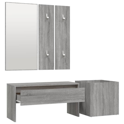 Hallway Furniture Set Grey Sonoma Engineered Wood