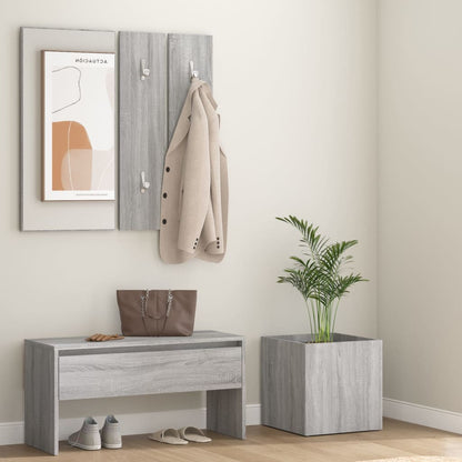 Hallway Furniture Set Grey Sonoma Engineered Wood