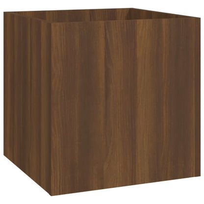 Hallway Furniture Set Brown Oak Engineered Wood