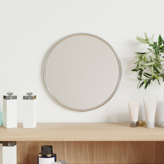 Wall Mirror Silver Ø 20 cm Round