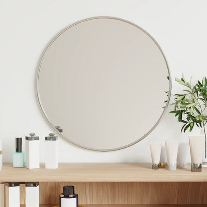 Wall Mirror Silver Ø 40 cm Round