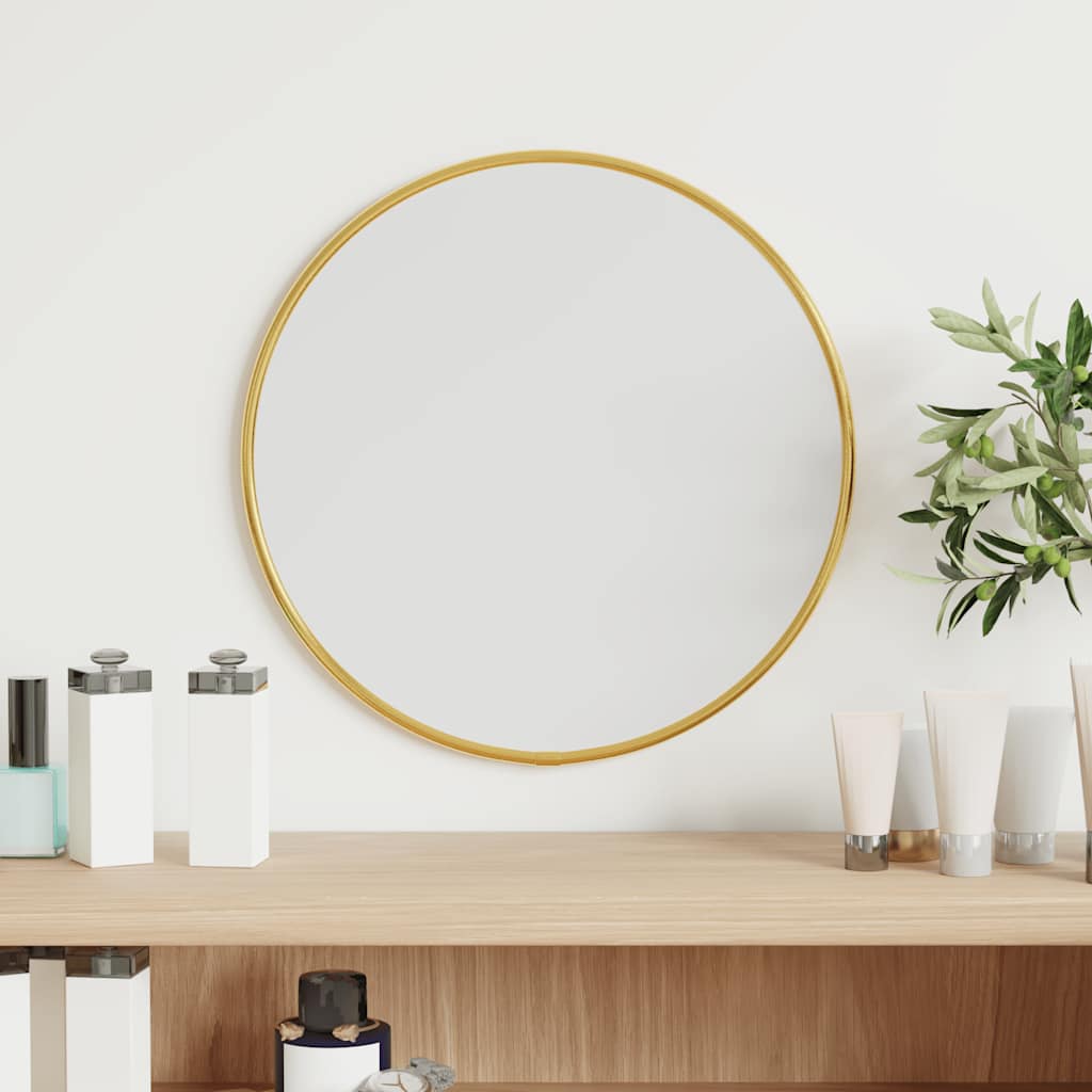 Wall Mirror Gold Ø 30 cm Round