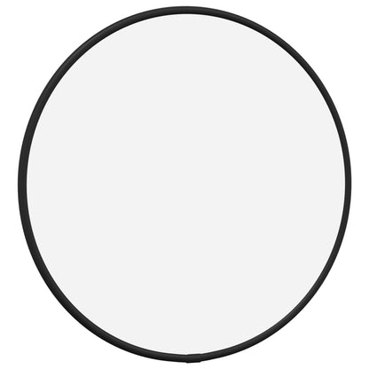 Wall Mirror Black Ø 30 cm Round