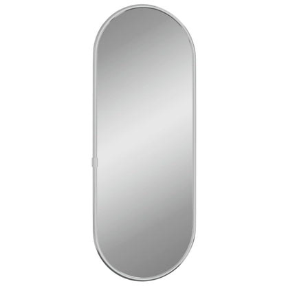 Wall Mirror Silver 40x15 cm Oval