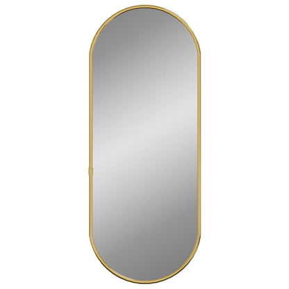 Wall Mirror Gold 60x25 cm Oval