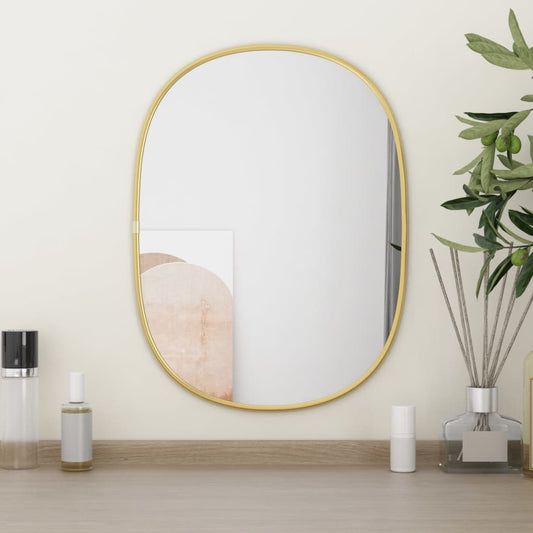 Wall Mirror Gold 40x30 cm