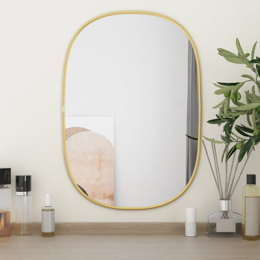 Wall Mirror Gold 50x35 cm