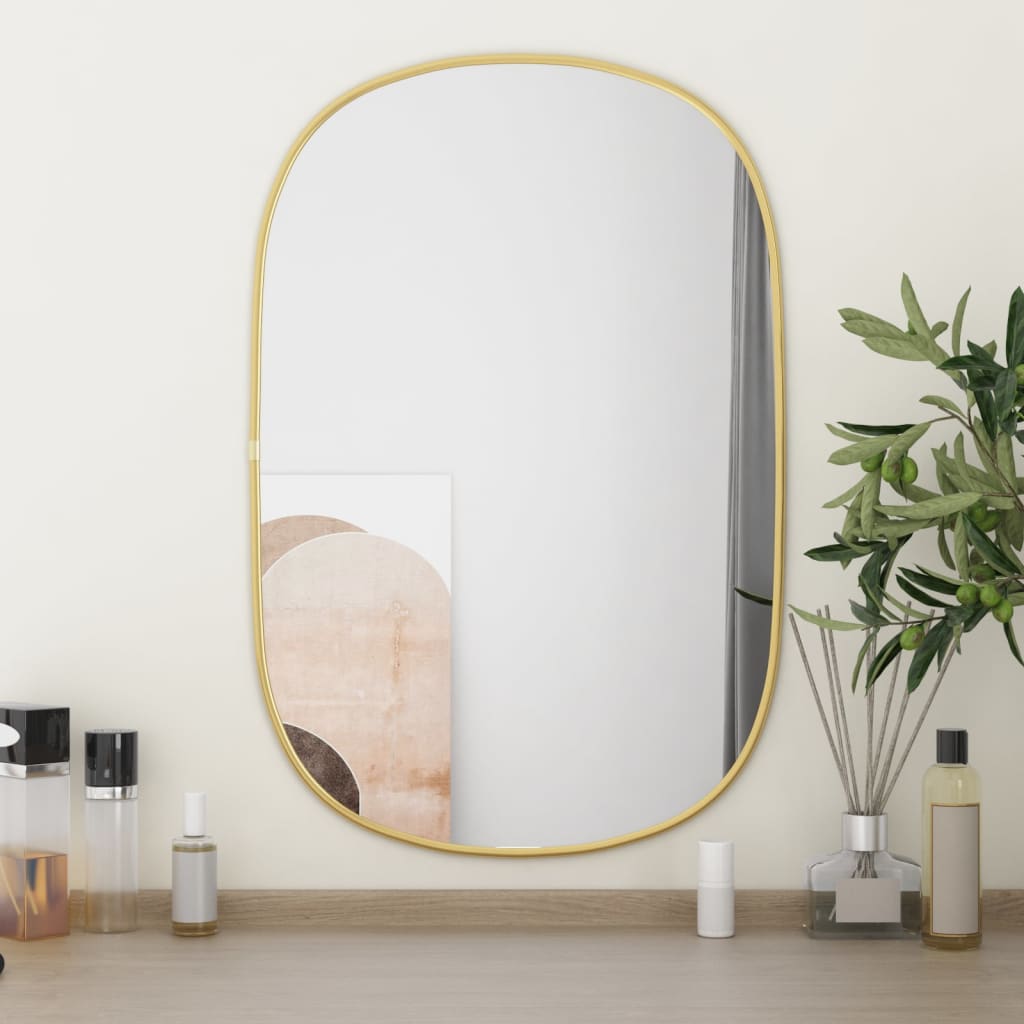Wall Mirror Gold 60x40 cm