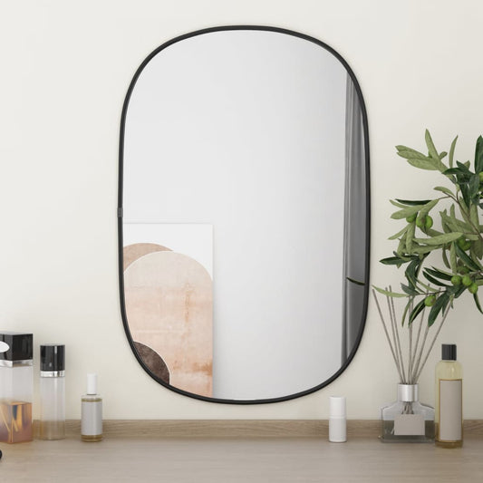 Wall Mirror Black 60x40 cm