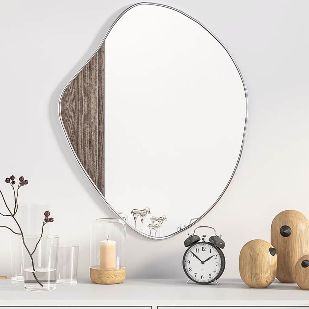 Wall Mirror Silver 60x50 cm