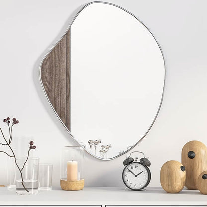 Wall Mirror Silver 60x50 cm