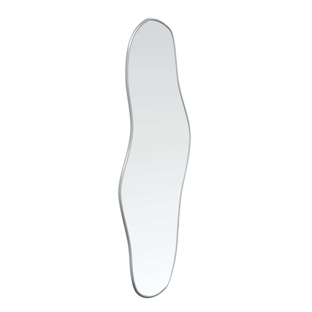 Wall Mirror Silver 60x25 cm