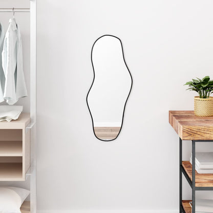 Wall Mirror Black 70x30 cm