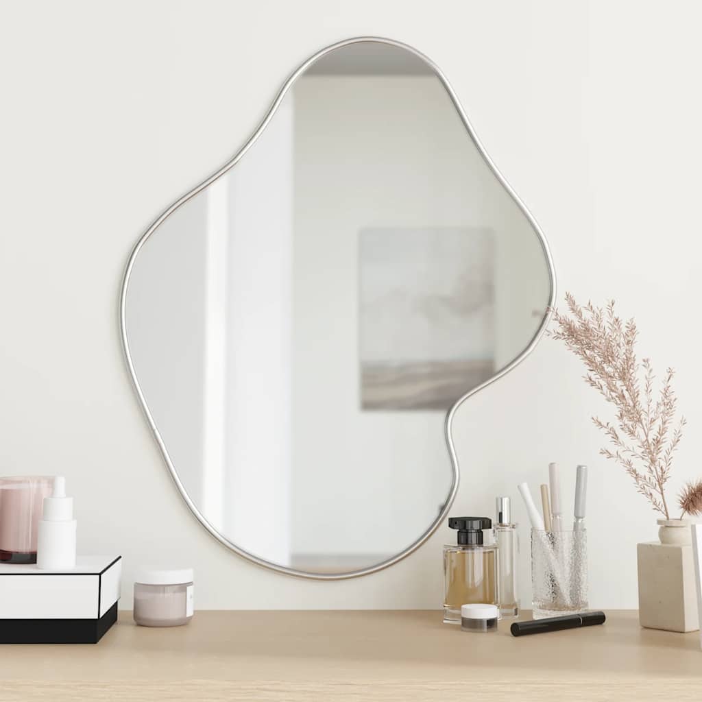 Wall Mirror Silver 60x50 cm