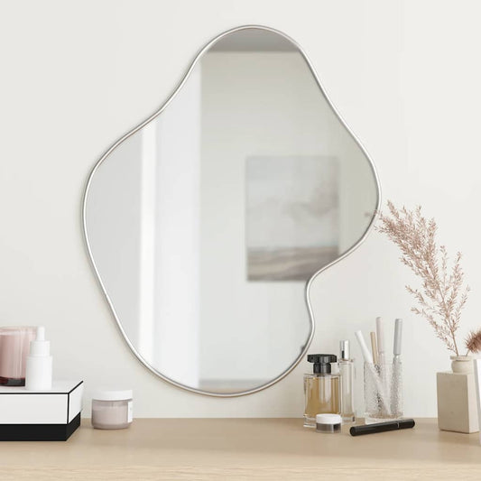 Wall Mirror Silver 60x50 cm