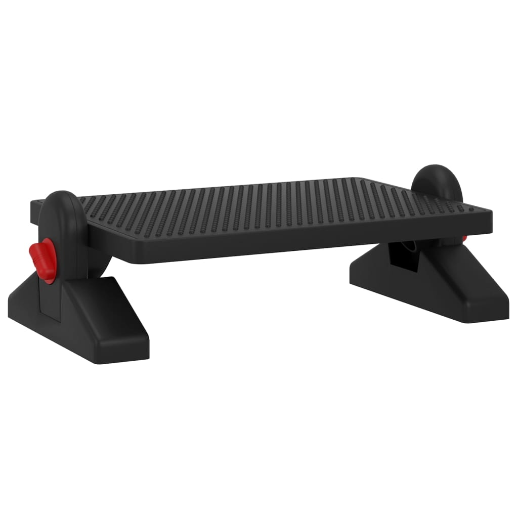 Footrest Black 50x30.5x17 cm