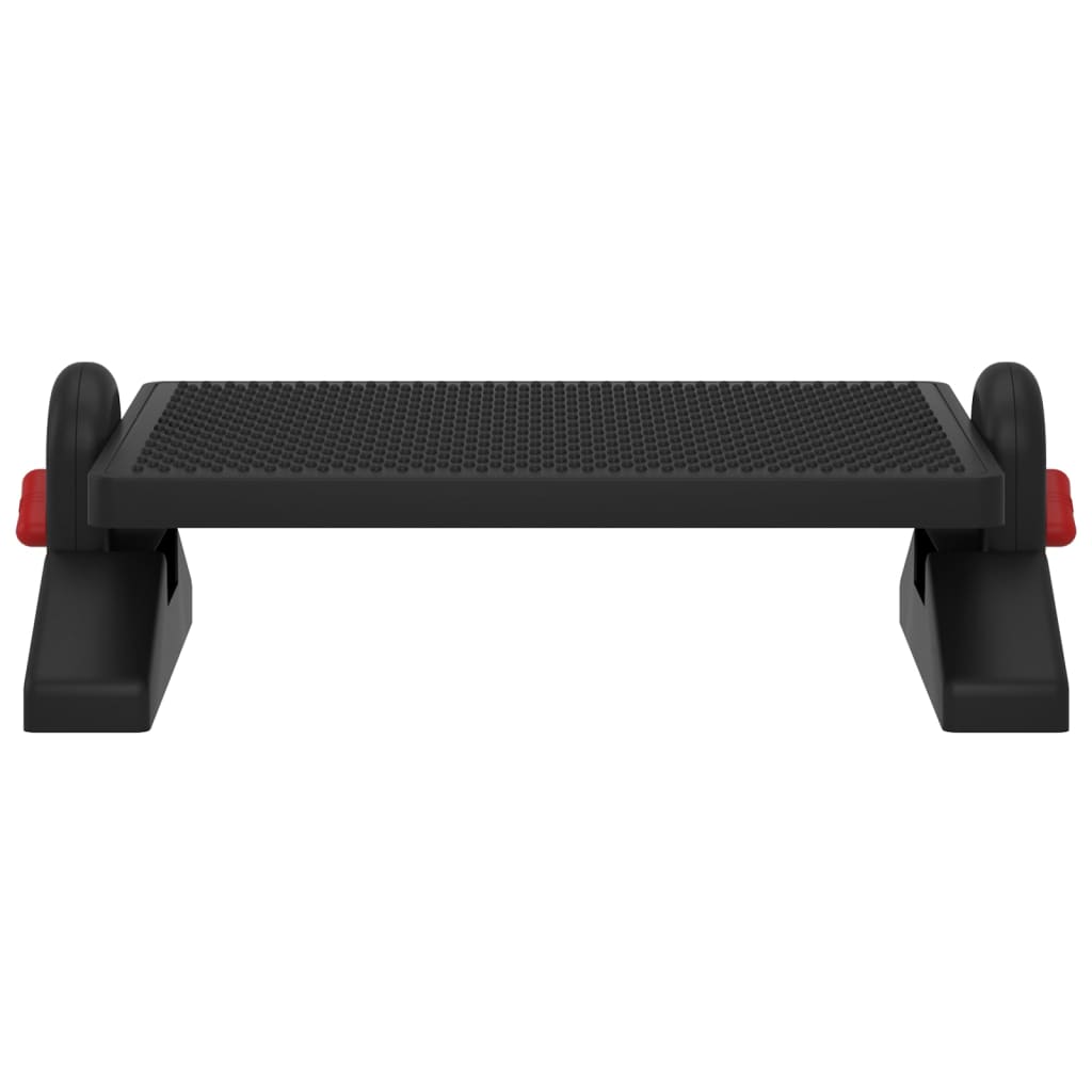 Footrest Black 50x30.5x17 cm