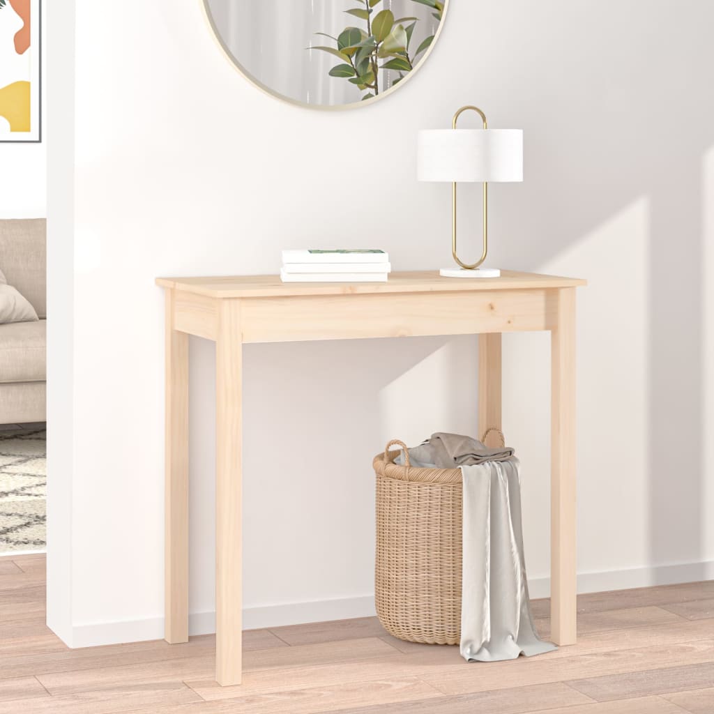 Console Table 80x40x75 cm Solid Wood Pine