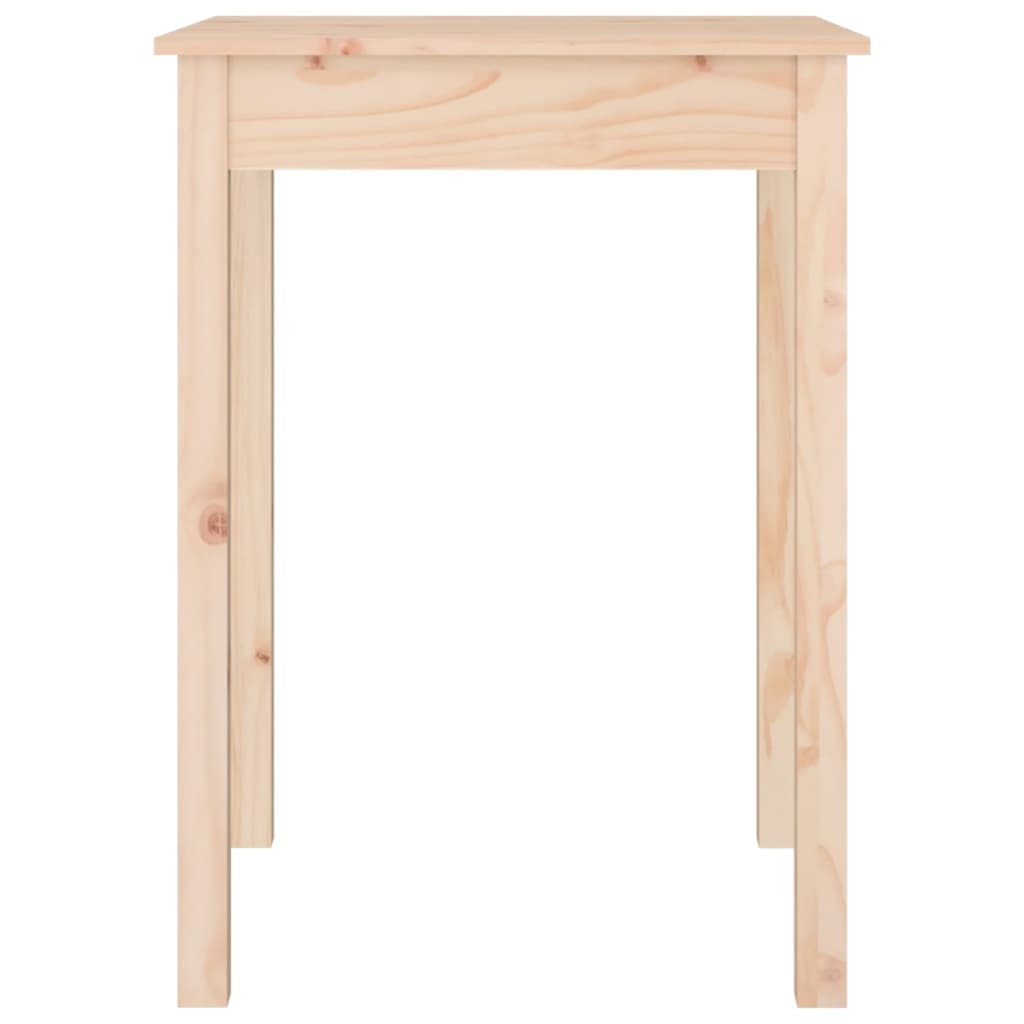 Dining Table 55x55x75 cm Solid Wood Pine