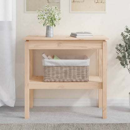 Console Table 80x40x75 cm Solid Wood Pine