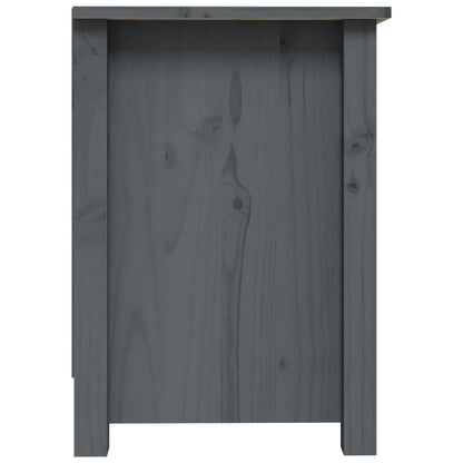 TV Cabinet Grey 70x36.5x52 cm Solid Wood Pine