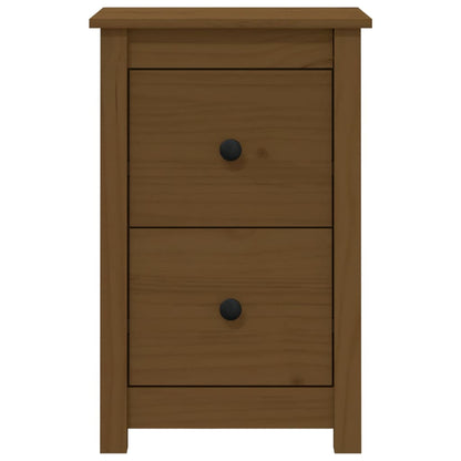 Bedside Cabinet Honey Brown 40x35x61.5 cm Solid Wood Pine