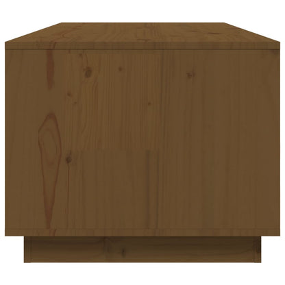 Coffee Table Honey Brown 100x50x41 cm Solid Wood Pine