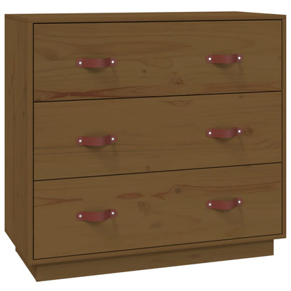 Sideboard Honey Brown 80x40x75 cm Solid Wood Pine